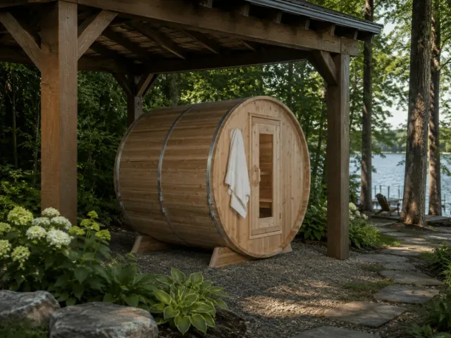 Dundalk Leisurecraft Harmony Barrel Sauna