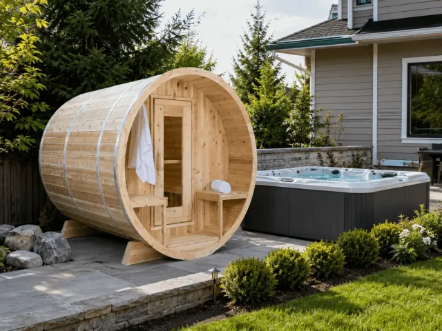 Dundalk Leisurecraft Serenity Barrel Sauna
