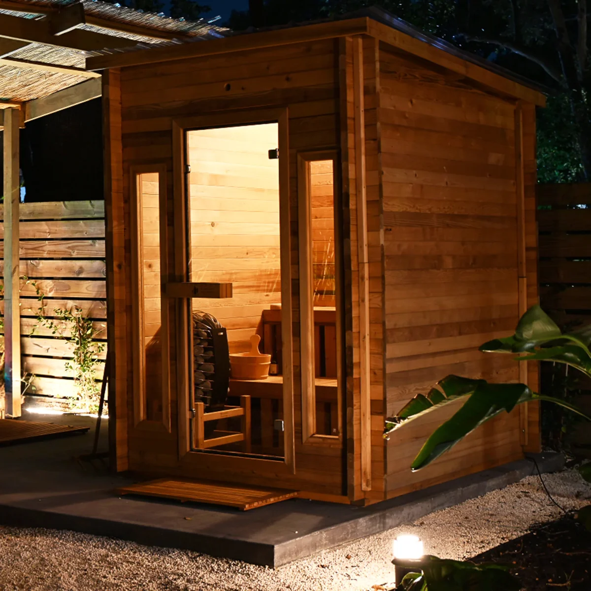 Redwood Outdoors Thermowood Cabin Sauna