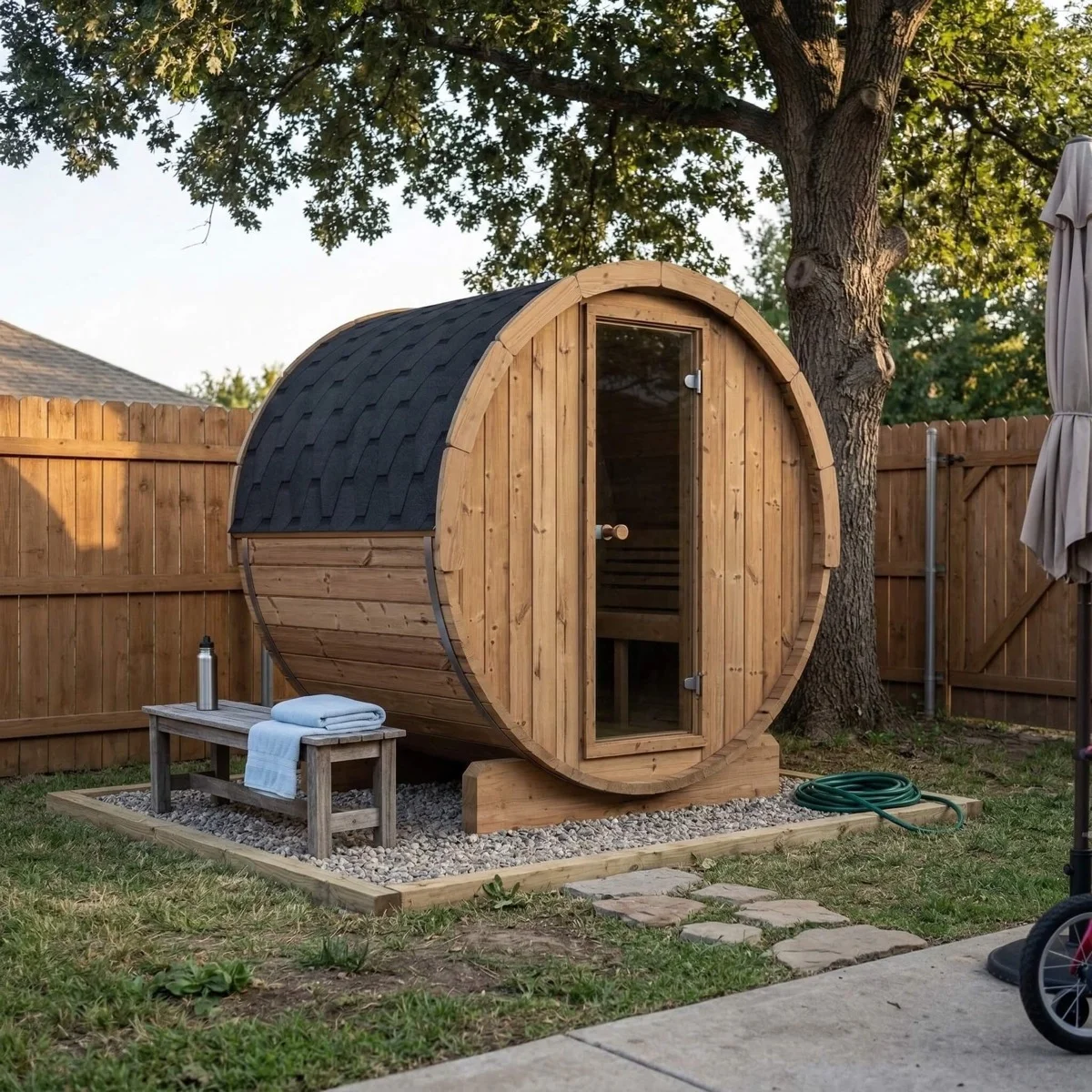 SaunaLife E6 Barrel Sauna