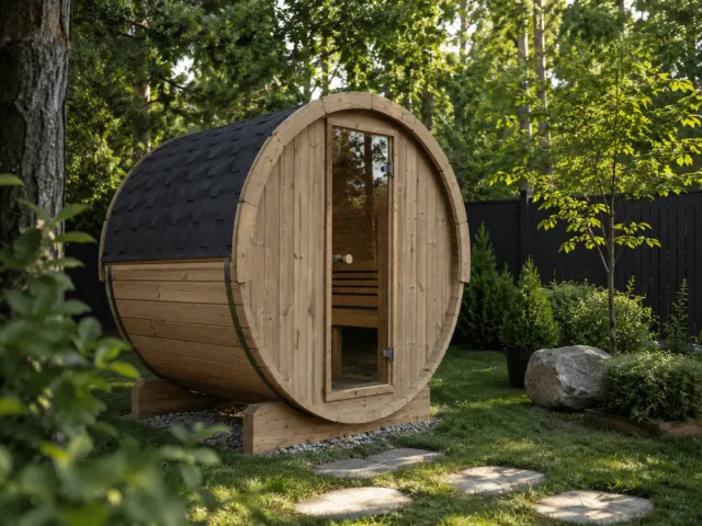 SaunaLife E7 Barrel Sauna