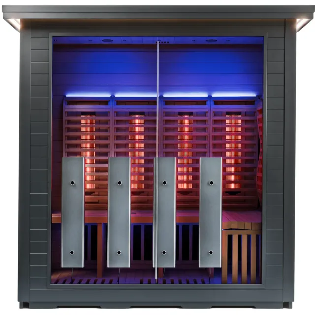Sun Home Luminar 5-Person Outdoor Infrared Sauna