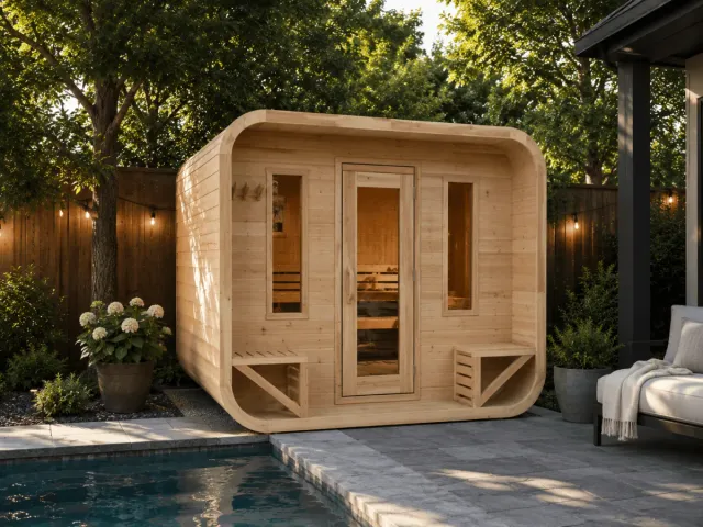 True North Quattro Cedar Cabin Sauna